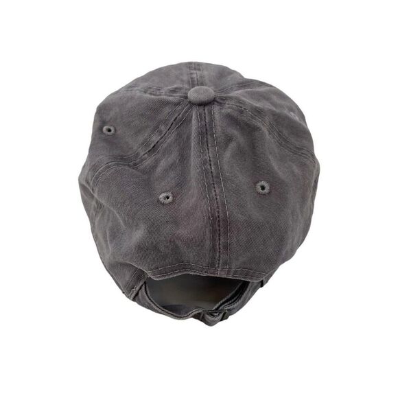 Camping Baseball Hat Cap Camping Hair Dont Care Womens One Size Gray Casual Hat - Picture 6 of 8